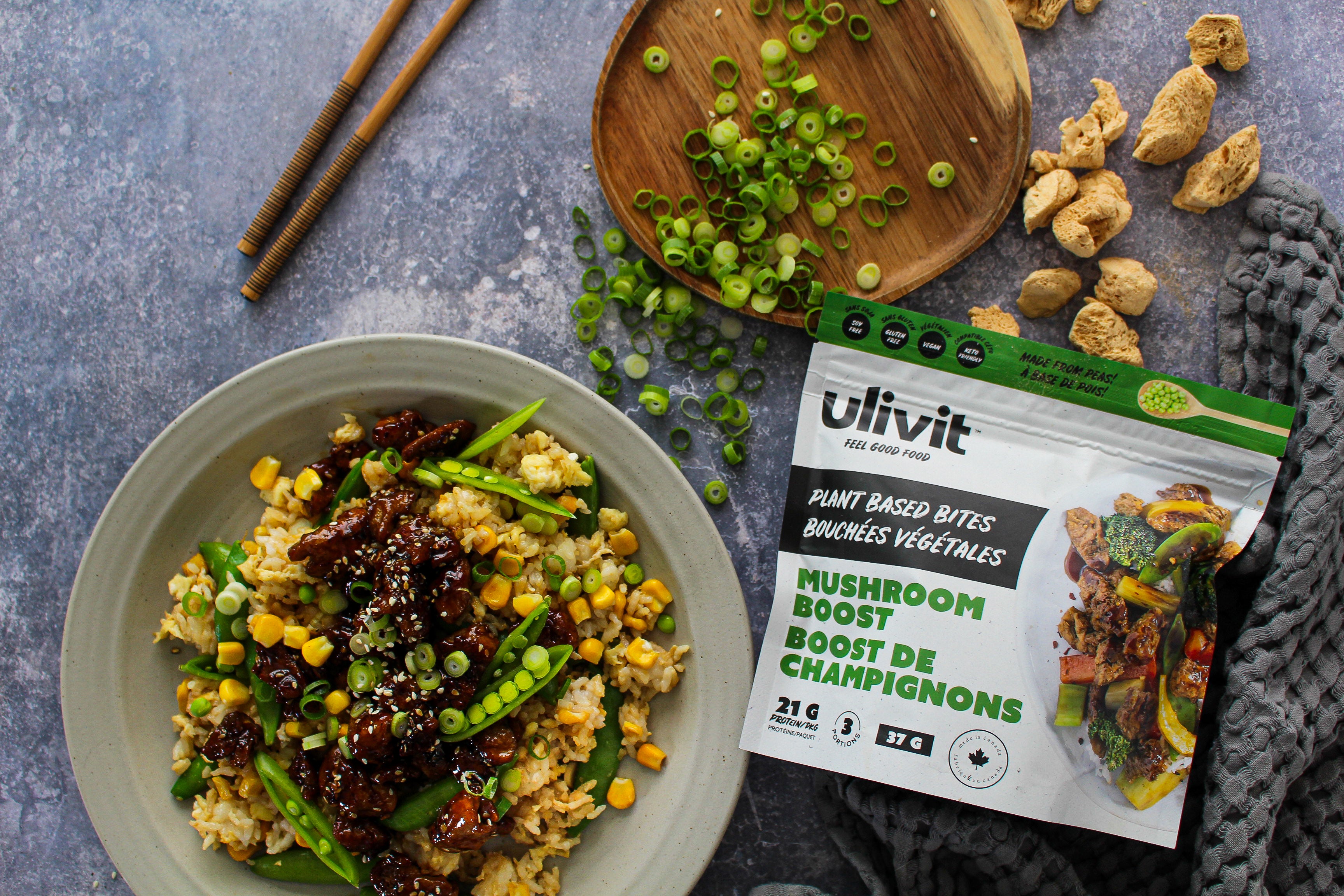 High Protein Teriyaki Fried Rice